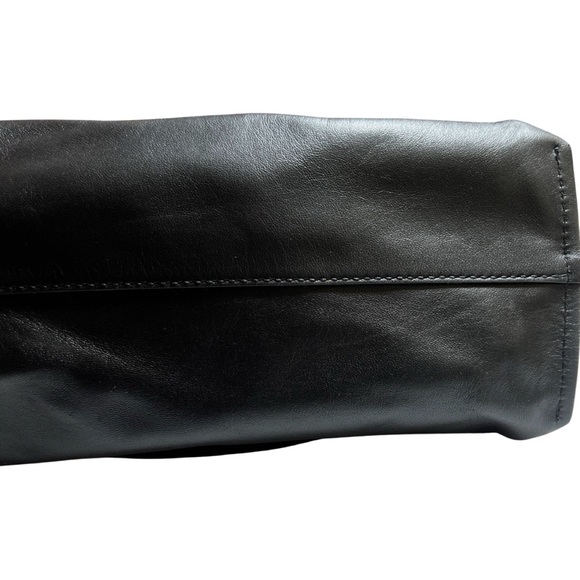 Pre-owned Notte Shoulder Bag Mansur Gavriel Black/Flamma Leather Clutch - Picture 8 of 17